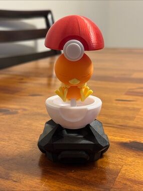 Torchic Pokémon in Pokeball Figure